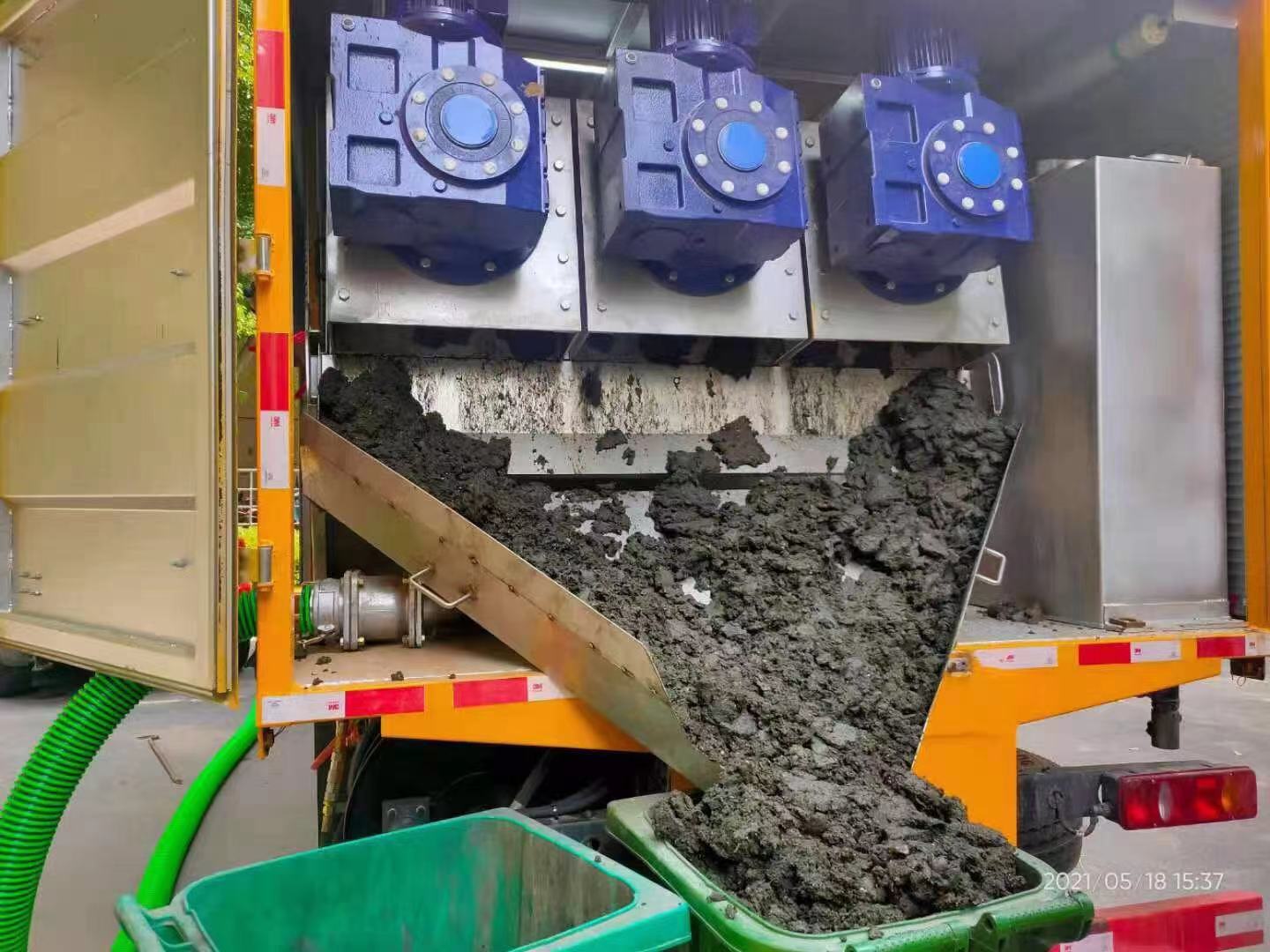 齐干却勒街道化粪池清掏城市维护站-泥浆净化干湿分离处理